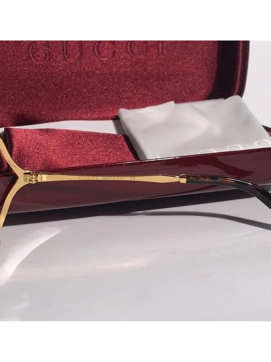 New Authentic Gucci GG0592O 002 Tortoise Square Frame Glasses main image 9